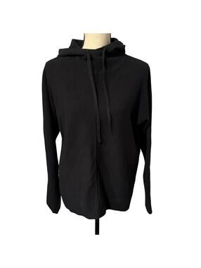 Banana Republic Black Cotton Blend Hoodie Size M